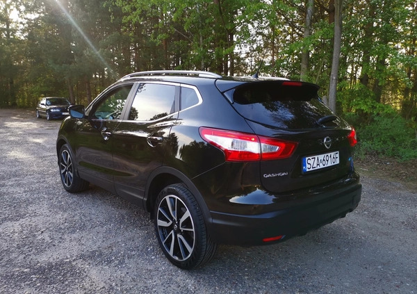 Nissan Qashqai cena 57900 przebieg: 134200, rok produkcji 2014 z Łosice małe 121